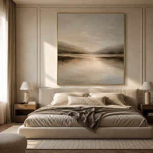 Quiet Estuary Landscape Wall Art room scene 3 | Oildeco