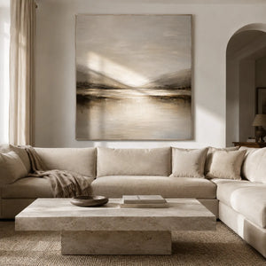 Quiet Estuary Landscape Wall Art room scene 4 | Oildeco