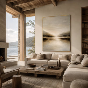 Quiet Estuary Landscape Wall Art room scene 5 | Oildeco