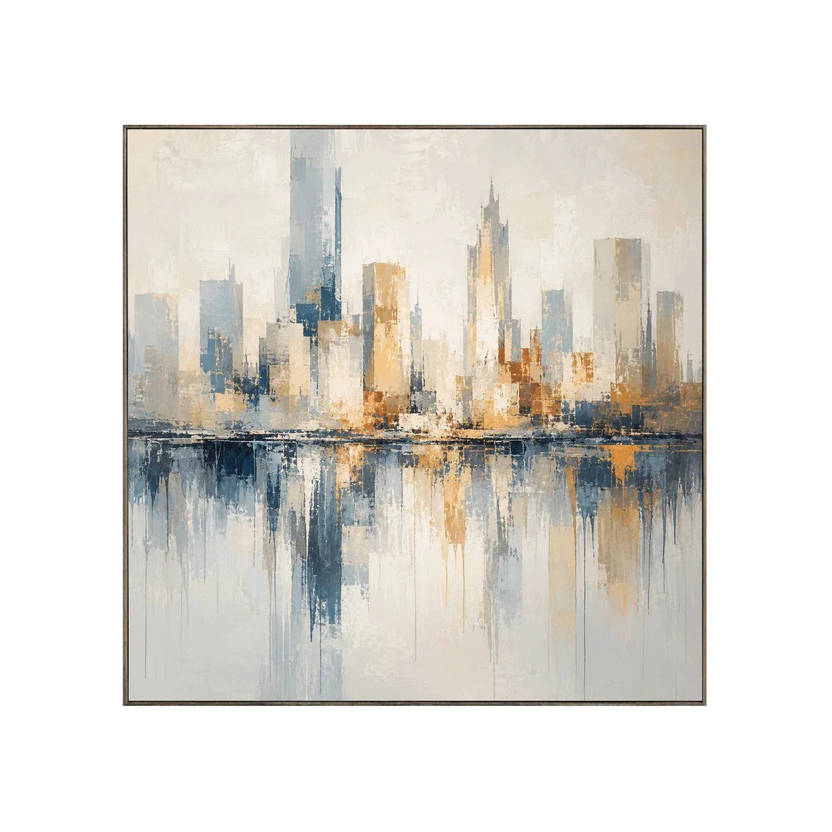 Harbor Skyline Cityscape Wall Art