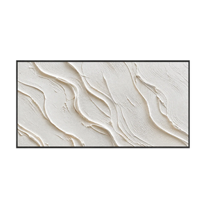 Soft Waves Textured Wall Art | Oildeco
