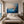 Blue Rain Seascape Wall Art room scene 2 | Oildeco