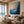 Blue Rain Seascape Wall Art room scene 4 | Oildeco