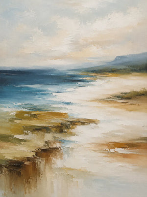Windward Shore Coastal Wall Art room scene 1 | Oildeco