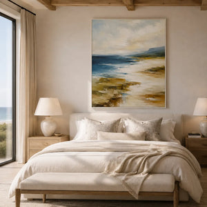 Windward Shore Coastal Wall Art room scene 3 | Oildeco