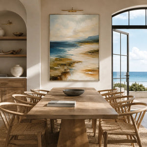 Windward Shore Coastal Wall Art room scene 4 | Oildeco