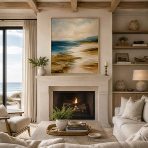 Windward Shore Coastal Wall Art room scene 6 | Oildeco