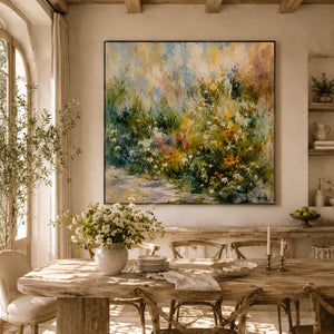 Wild Garden Floral Wall Art room scene 5 | Oildeco
