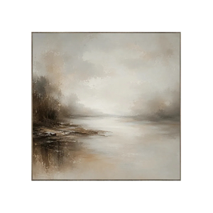 Soft Harbor Landscape Wall Art | Oildeco