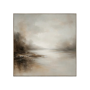 Soft Harbor Landscape Wall Art | Oildeco