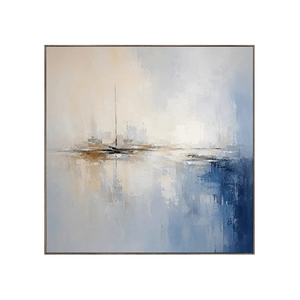 Quiet Marina Coastal Wall Art | Oildeco