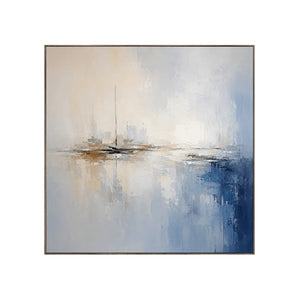 Quiet Marina Coastal Wall Art | Oildeco