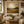 Ochre Field Landscape Wall Art room scene 2 | Oildeco