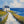 Blue Cottage Coastal Wall Art room scene 1 | Oildeco