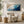 Coastal Wave Ocean Wall Art shown in a quiet home office | Oildeco