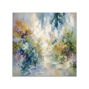 Blooming Path Floral Wall Art | Oildeco