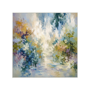 Blooming Path Floral Wall Art | Oildeco
