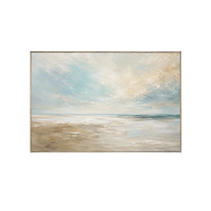 Pale Surf Coastal Wall Art | Oildeco