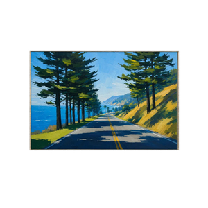 Pine Road Landscape Wall Art | Oildeco