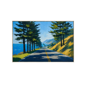 Pine Road Landscape Wall Art | Oildeco