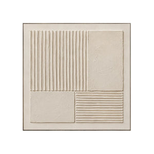 Linen Panel Relief Wall Art | Oildeco