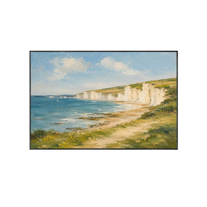 White Cliffs Coastal Wall Art | Oildeco