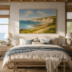 White Cliffs Coastal Wall Art room scene 5 | Oildeco