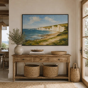 White Cliffs Coastal Wall Art room scene 6 | Oildeco