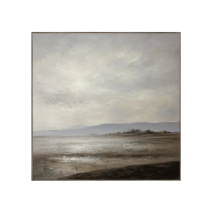 Gray Sound Landscape Wall Art | Oildeco