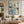 Blue Ochre Abstract Wall Art room scene 2 | Oildeco