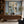 Blue Ochre Abstract Wall Art room scene 5 | Oildeco
