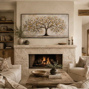 Blossom Tree Botanical Wall Art room scene 3 | Oildeco