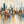 Watercolor Skyline Cityscape Wall Art room scene 1 | Oildeco