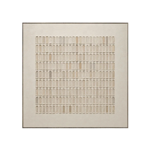 Woven Grid Textured Wall Art | Oildeco