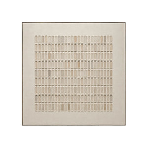 Woven Grid Textured Wall Art | Oildeco