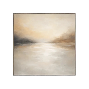 Pearl Mist Seascape Wall Art | Oildeco