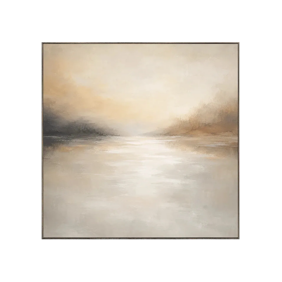 Arte de pared de paisaje marino "Niebla de perlas"