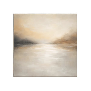 Pearl Mist Seascape Wall Art | Oildeco