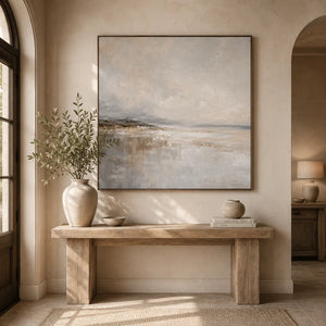 Silver Flats Seascape Wall Art room scene 5 | Oildeco