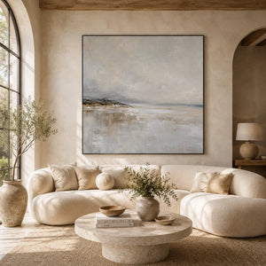 Silver Flats Seascape Wall Art room scene 6 | Oildeco