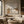 Misty Harbor Cityscape Wall Art room scene 1 | Oildeco