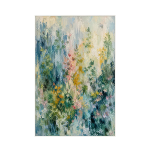 Rain Garden Floral Wall Art | Oildeco