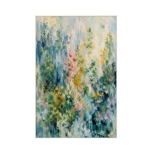 Rain Garden Floral Wall Art | Oildeco