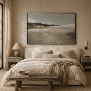 Storm Shore Coastal Wall Art room scene 2 | Oildeco