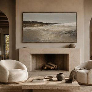Storm Shore Coastal Wall Art room scene 4 | Oildeco