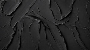 Original artwork view of Black Layers Textured Wall Art | Oildeco