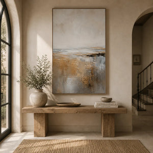 Bronze Mist Seascape Wall Art room scene 5 | Oildeco
