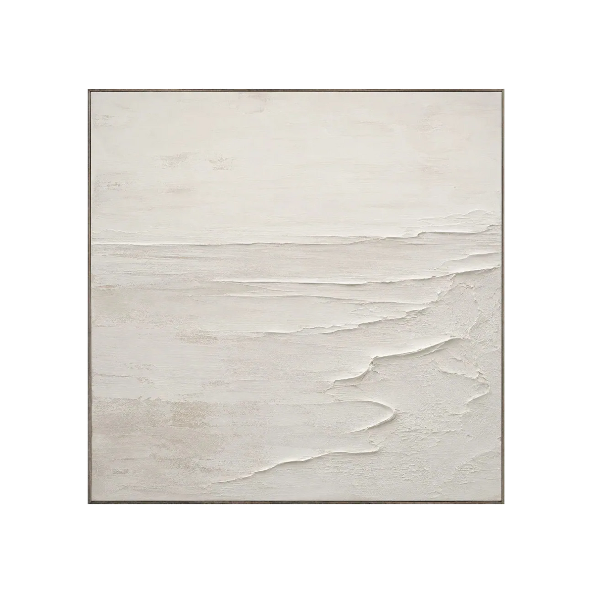 Ivory Wave Textured Wall Art
