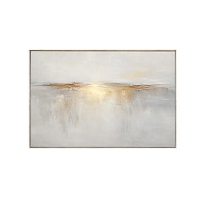 Gilded Horizon Seascape Wall Art | Oildeco