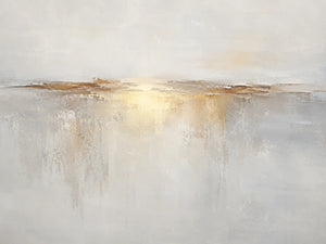 Gilded Horizon Seascape Wall Art room scene 1 | Oildeco